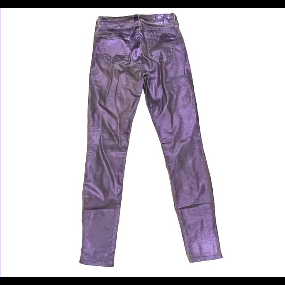 True Religion Purple Metallic jeans - Picture 2 of 12